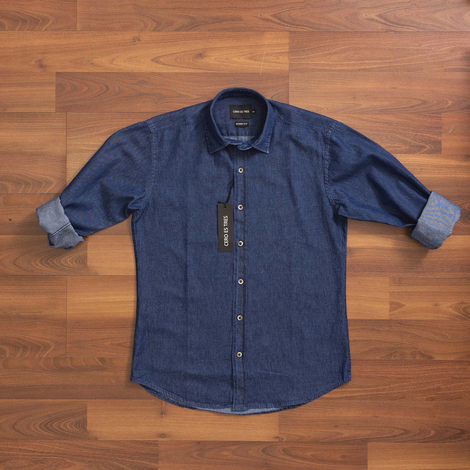 CAMISA NIMES SK AZUL MARINO