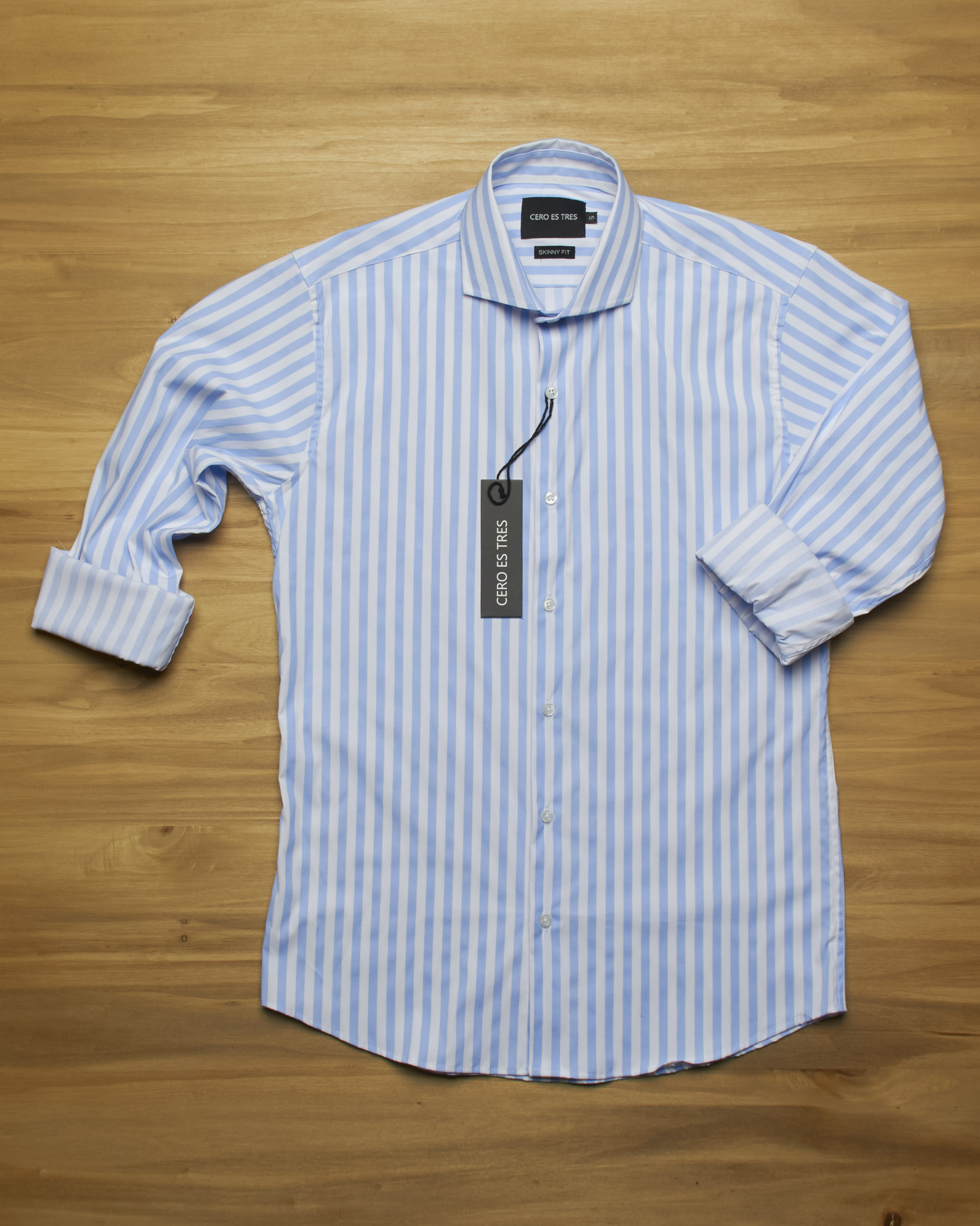 6858RAYMLCE - CAMISA GINGER SKSP CELESTE