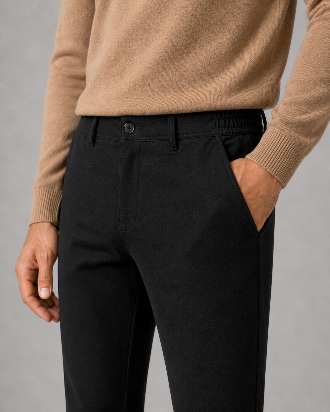 PANTALON RISTRETTO NEGRO