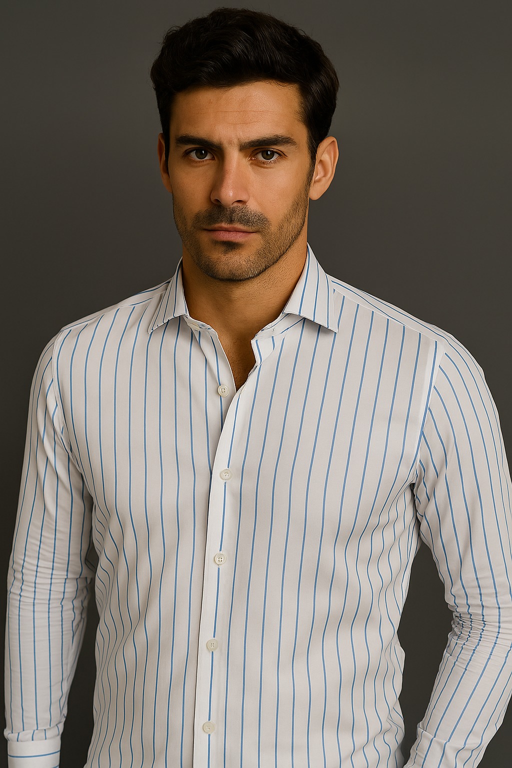 6860RAYMLCE - CAMISA TEA SKSP CELESTE