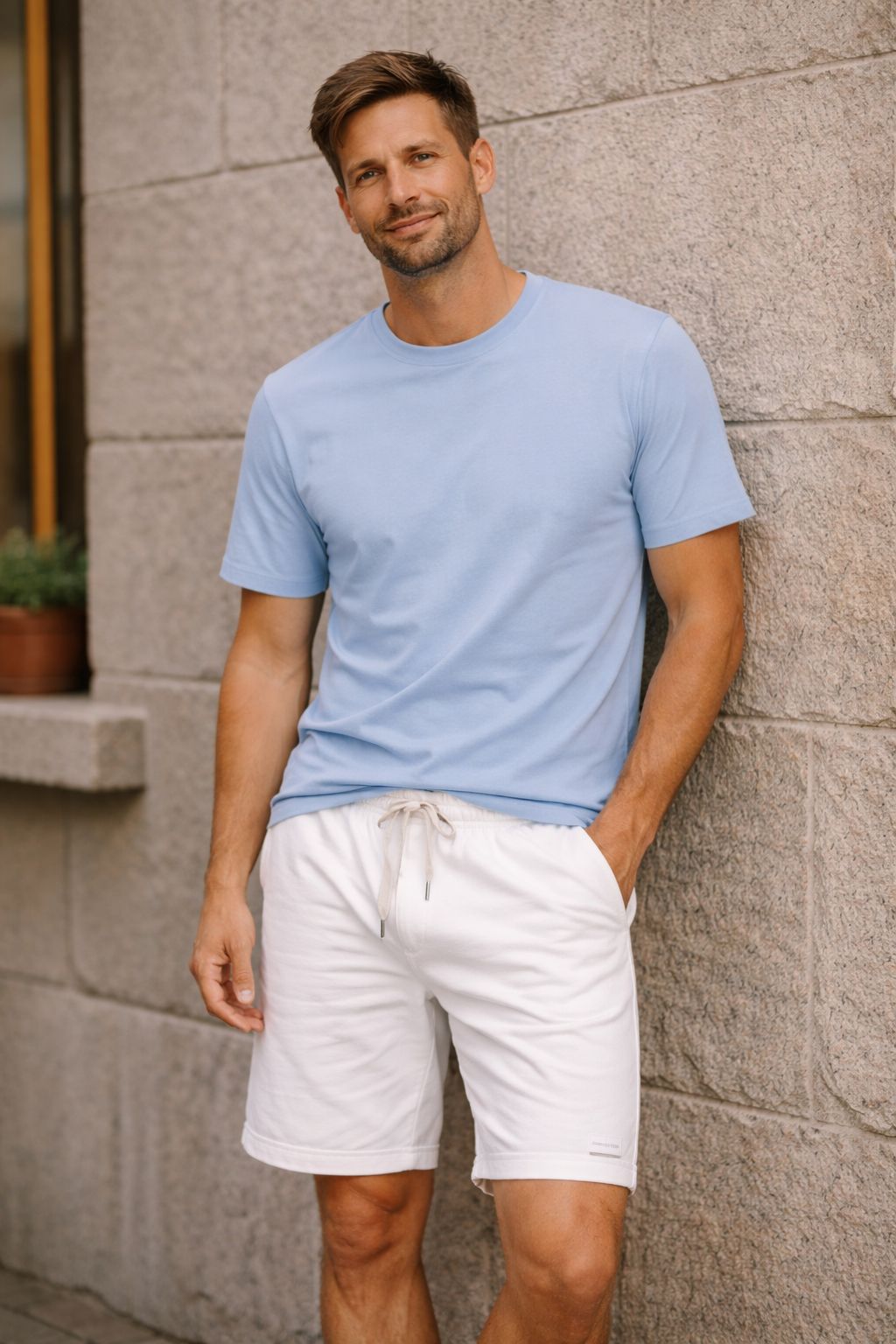 4008CE - REMERA FRAPPE CELESTE