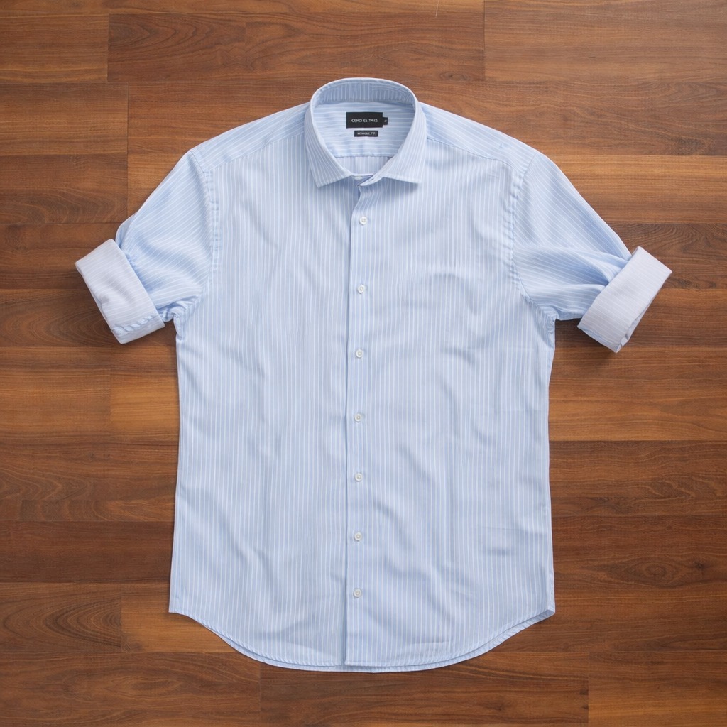 CAMISA SIDRA CELESTE