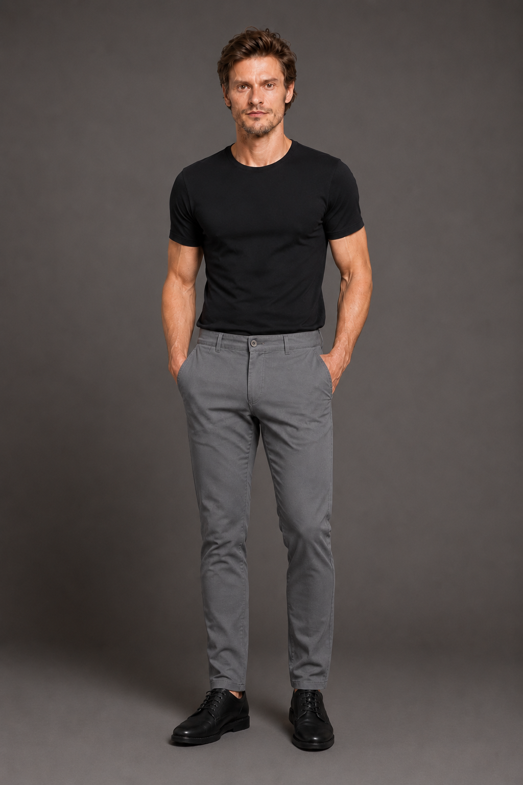 BORG DENIMWEAR REGULAR FIT GRIS ACERO