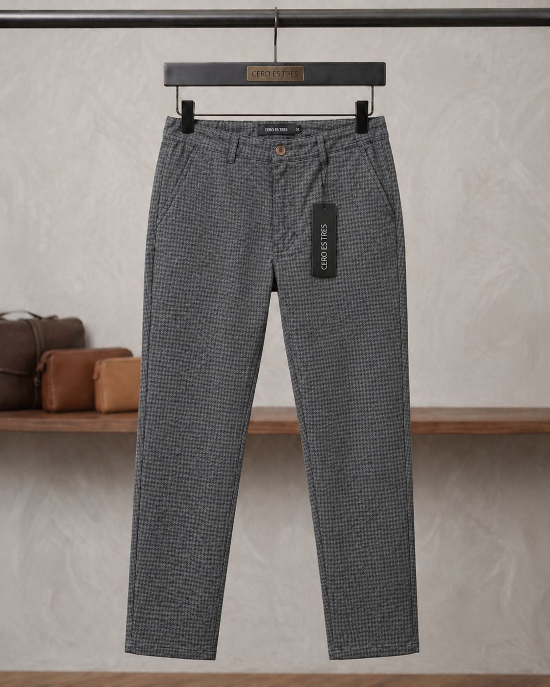 3314GT - PANTALON PINOT GRIS TOPO