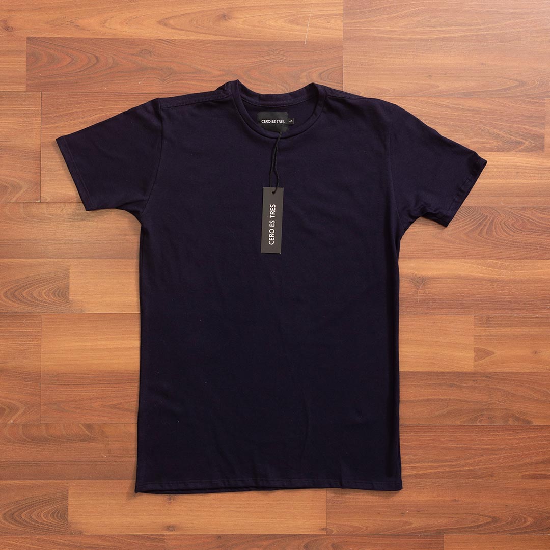 REMERA BASIC AZUL MARINO