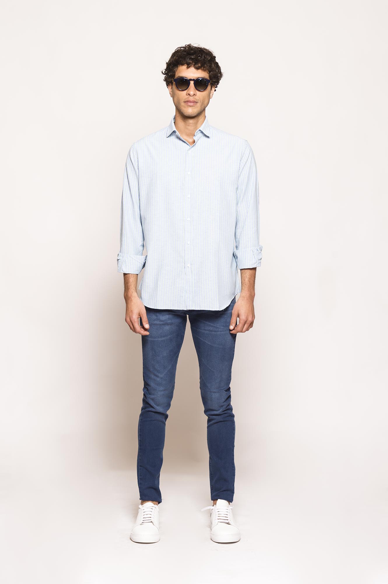 6564RAYMLCE - CAMISA LISBOA REGBAS CELESTE