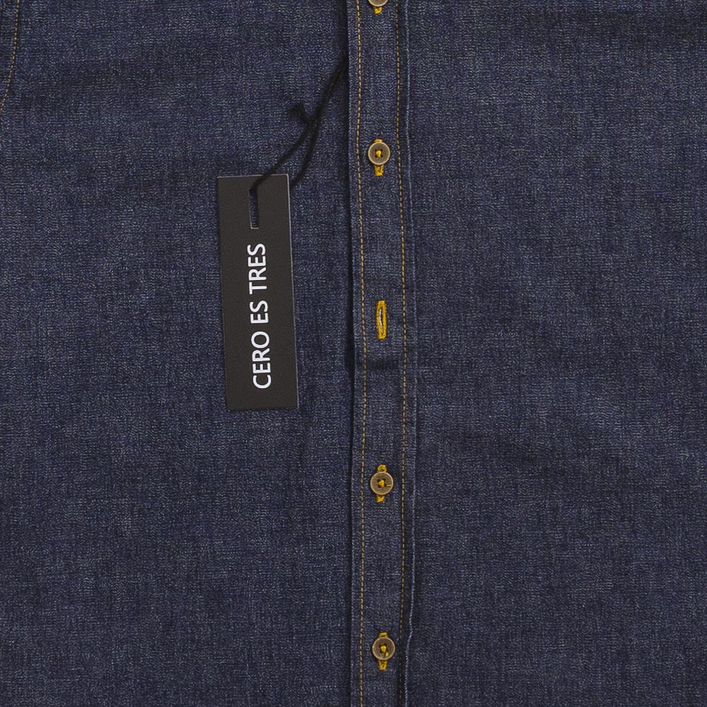 7000DENMLAP - CAMISA AMSTERDAM SK AZUL PLENO