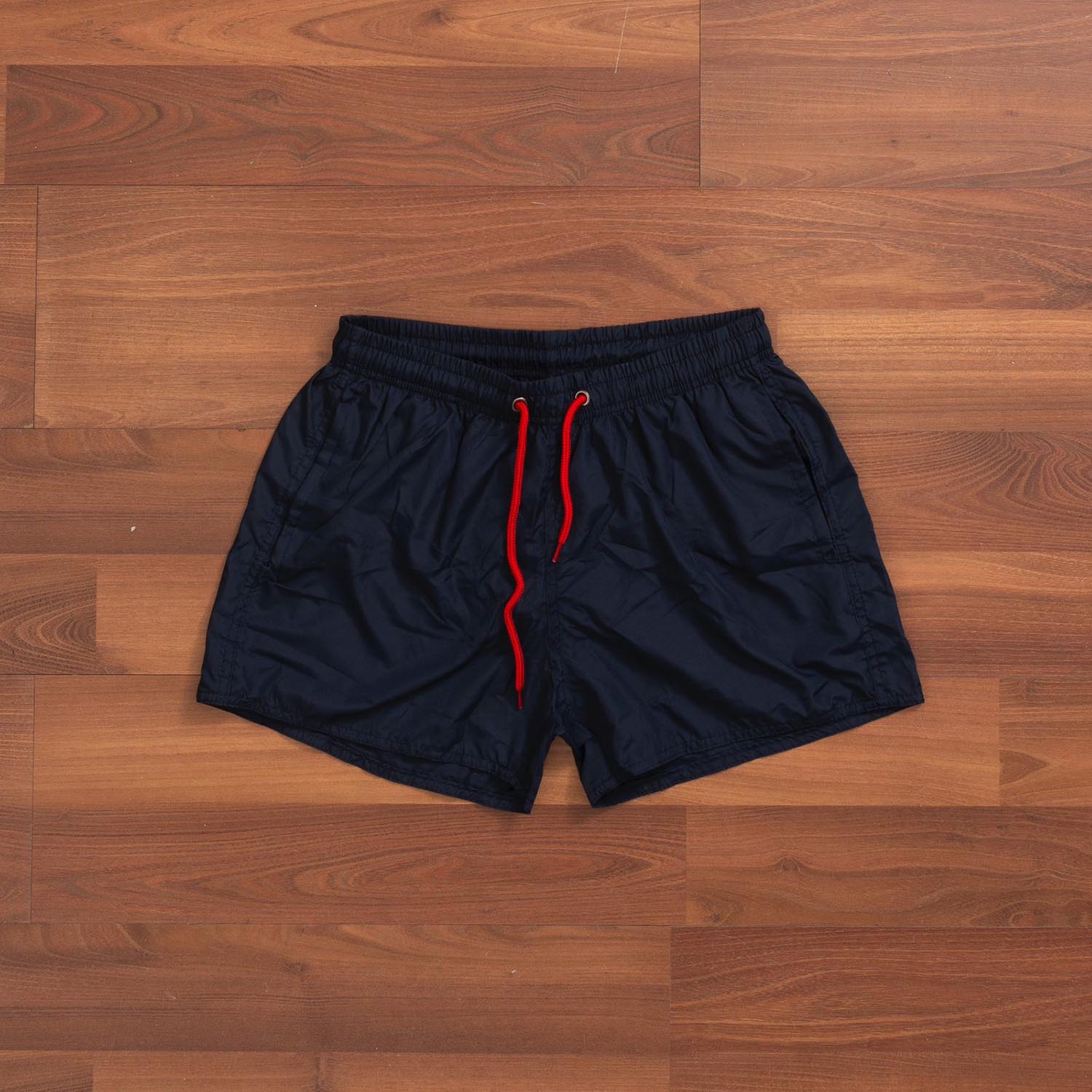 1611AM - SHORT DE BAÑO LISO AZUL MARINO