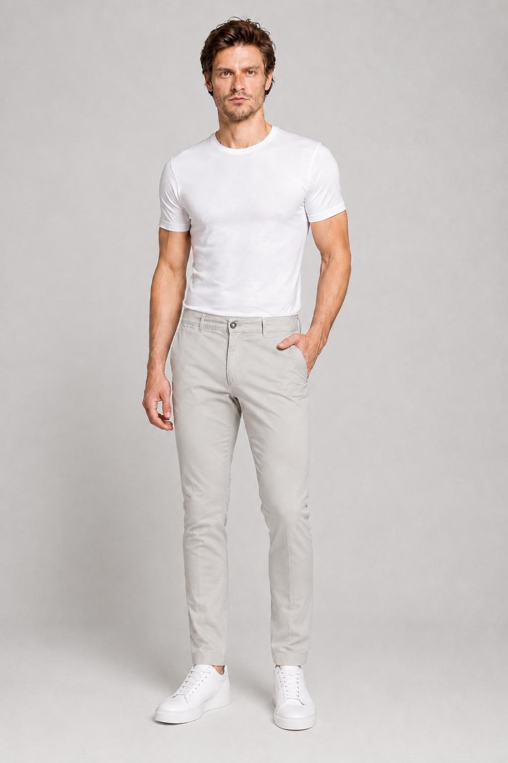 BORG DENIMWEAR SKINNY FIT BEIGE