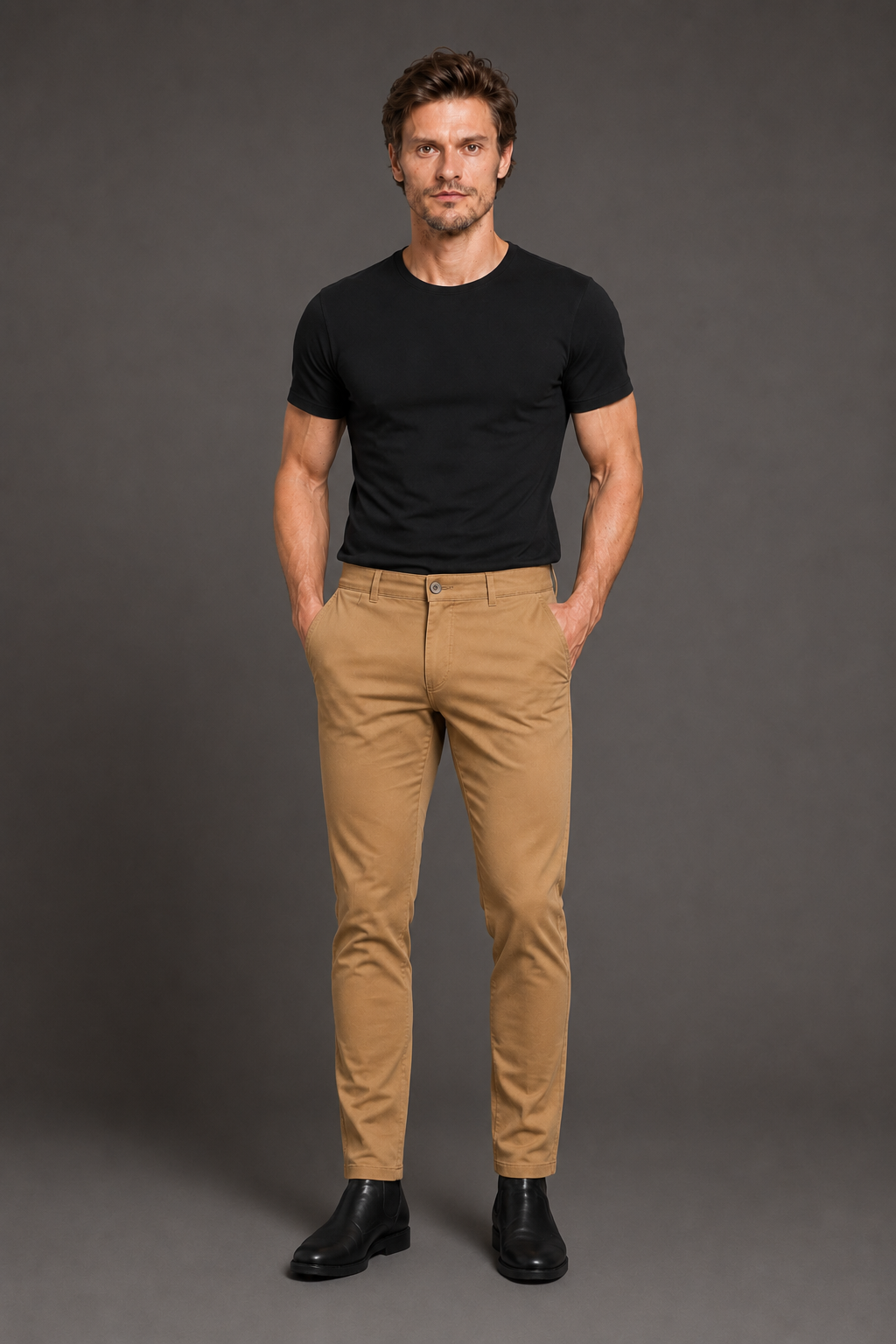 BORG DENIMWEAR REGULAR FIT TOSTADO