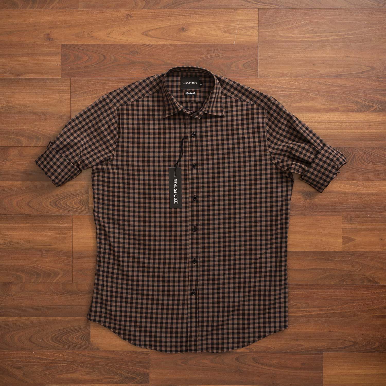 CAMISA TEDORI CAMEL