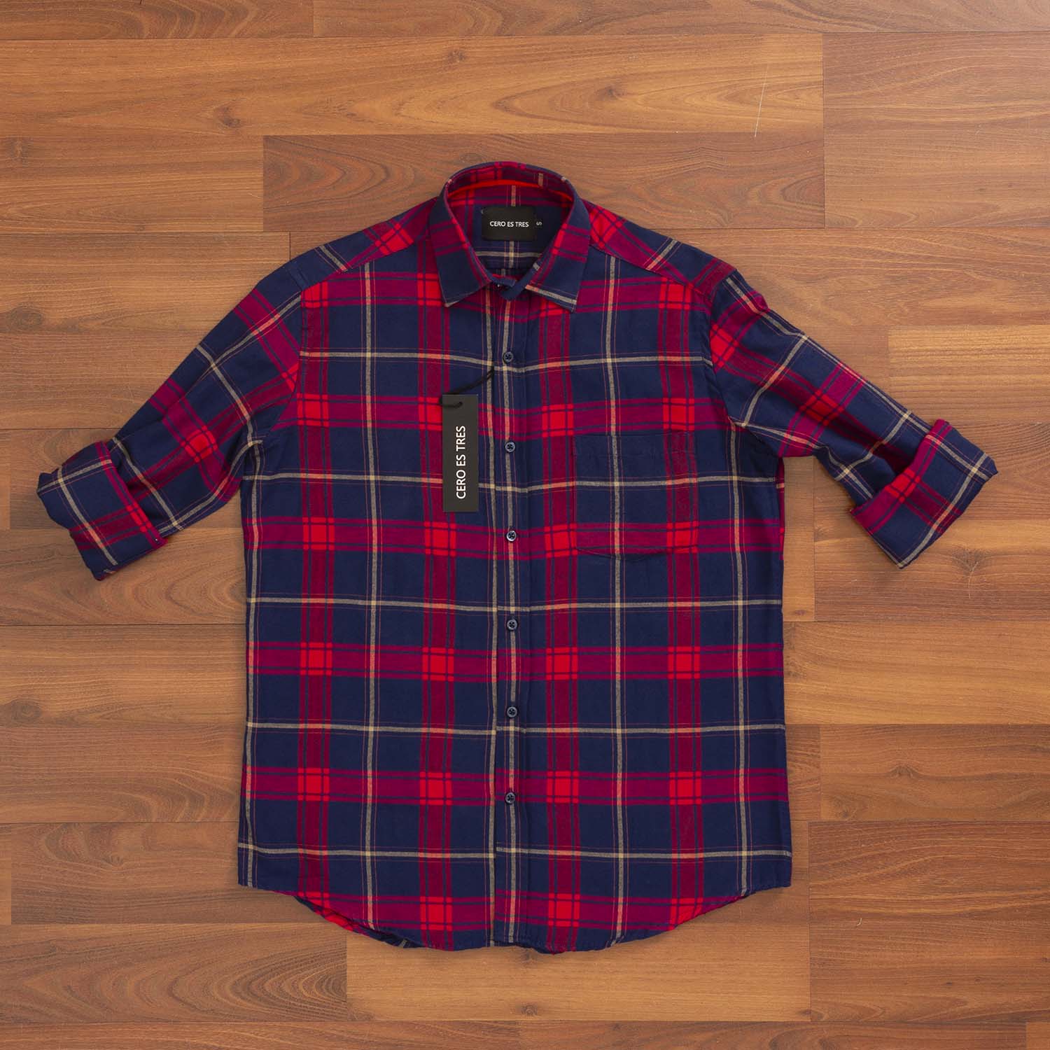 6607VIYMLRO - CAMISA NICK LEÑSP ROJO