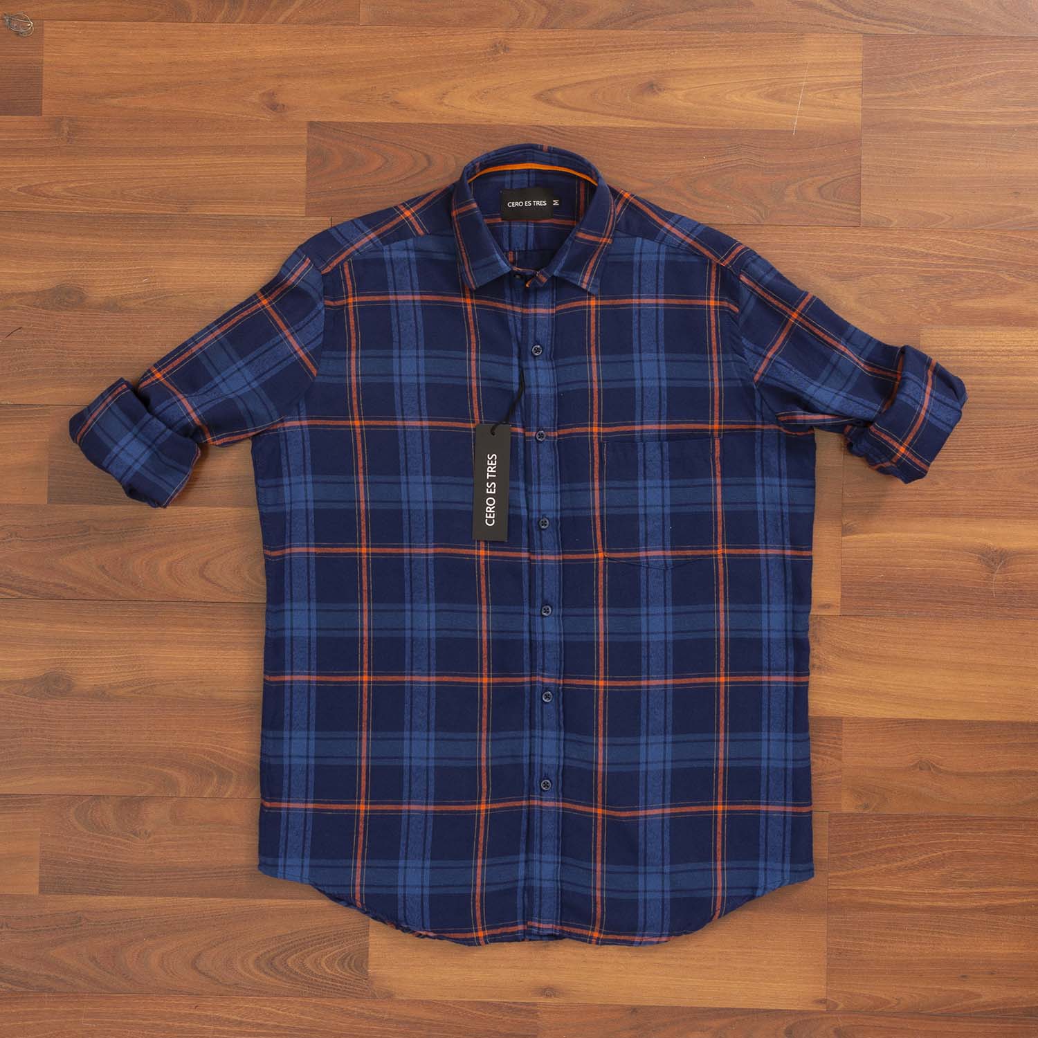 6605VIYMLAM - CAMISA KEVIN LEÑSP AZUL MARINO