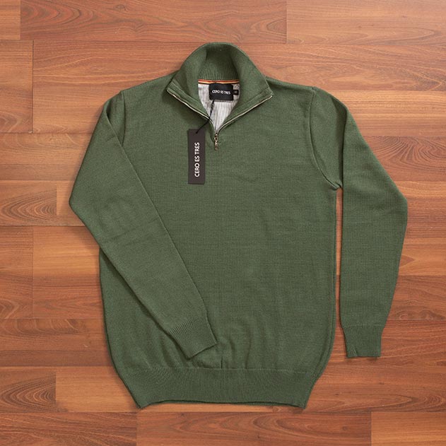 5239VM - SWEATER SHELBY VERDE MILITAR